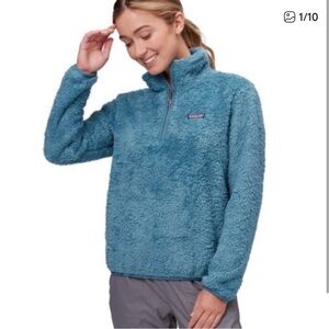 Patagonia Los Gatos Quarter Zip in Pigeon Blue Size M